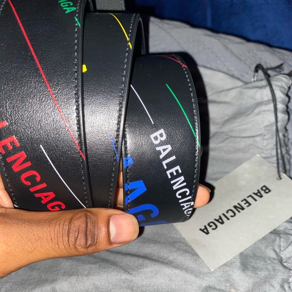 Real authentic brand new Balenciaga men’s belt - Picture 1 of 3